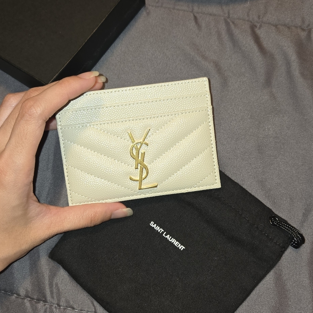 YSL Cassandre Card Holder